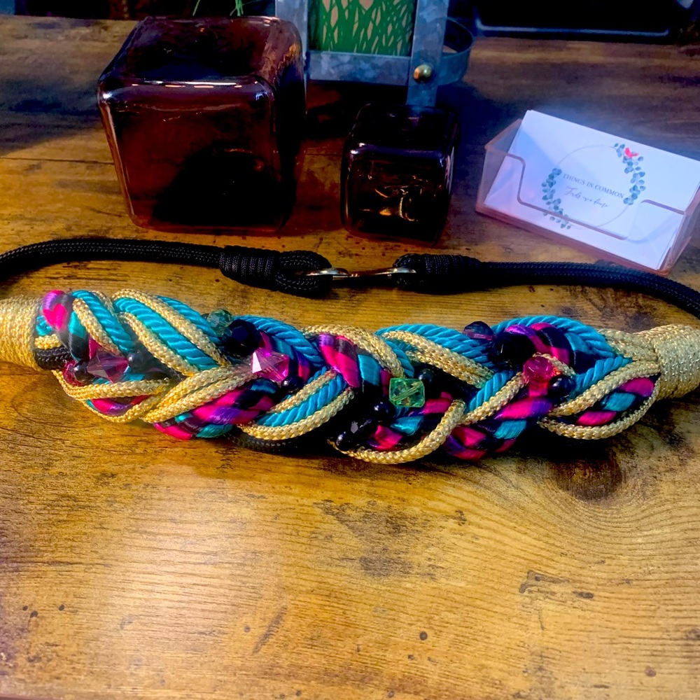 Rhea vintage Braided stretch belt